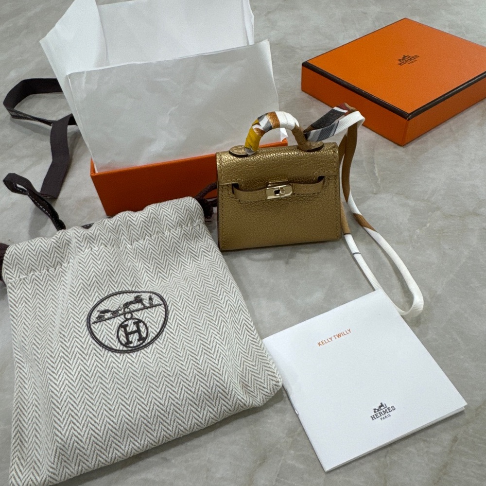 Hermes Gold Mini Kelly Bag